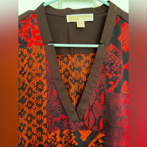 Michael Kors Long-sleeved feel silk blouse - Picture 3 of 7